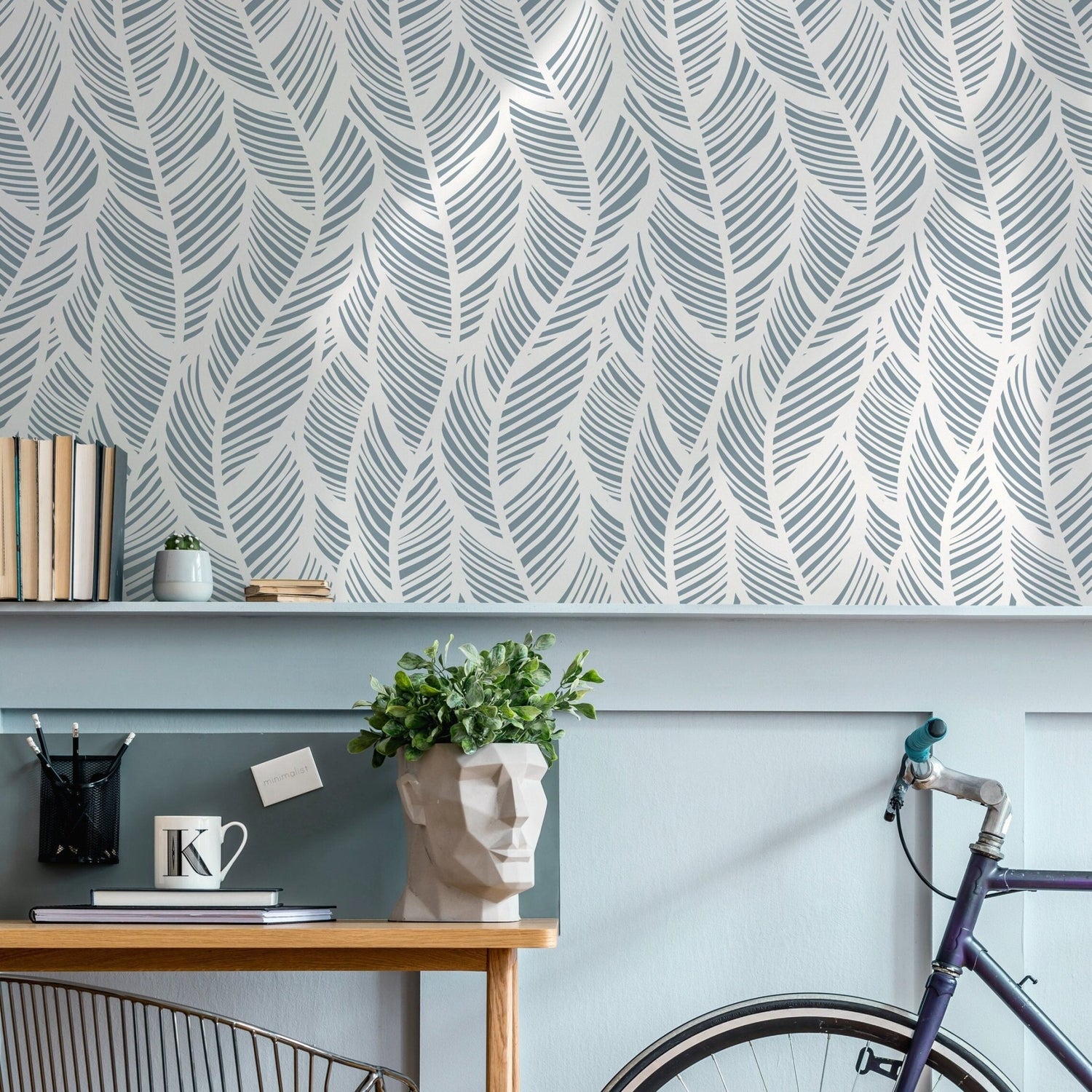 Leafy Elegance Wallpaper - A063 - WallTrend
