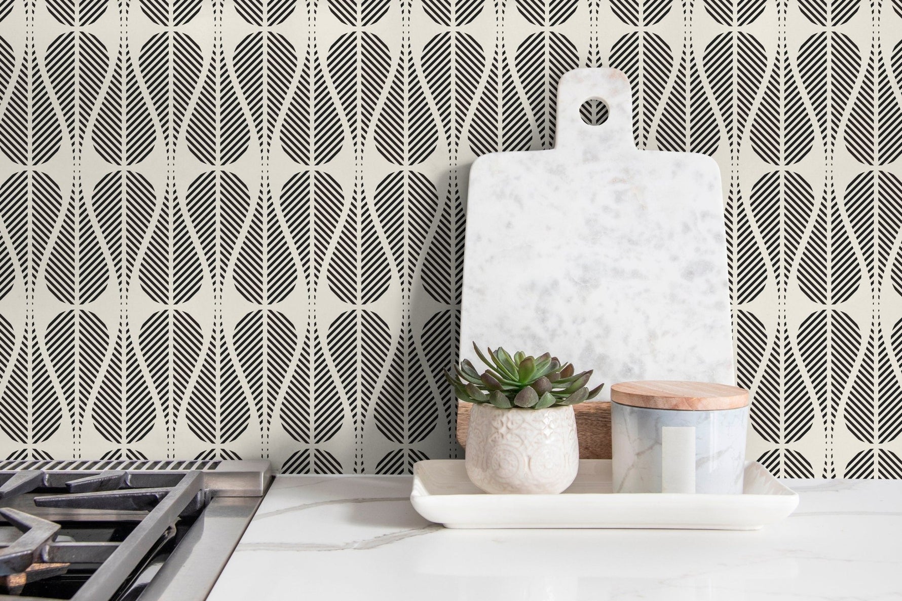 Leafy Elegance Wallpaper - C327 - WallTrend