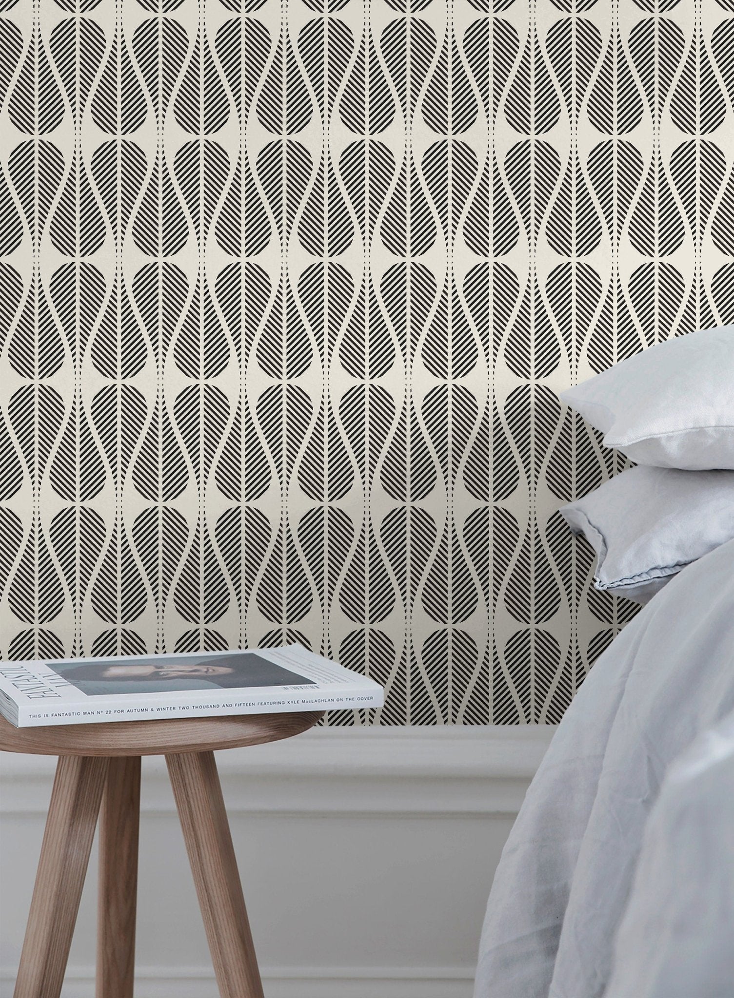 Leafy Elegance Wallpaper - C327 - WallTrend