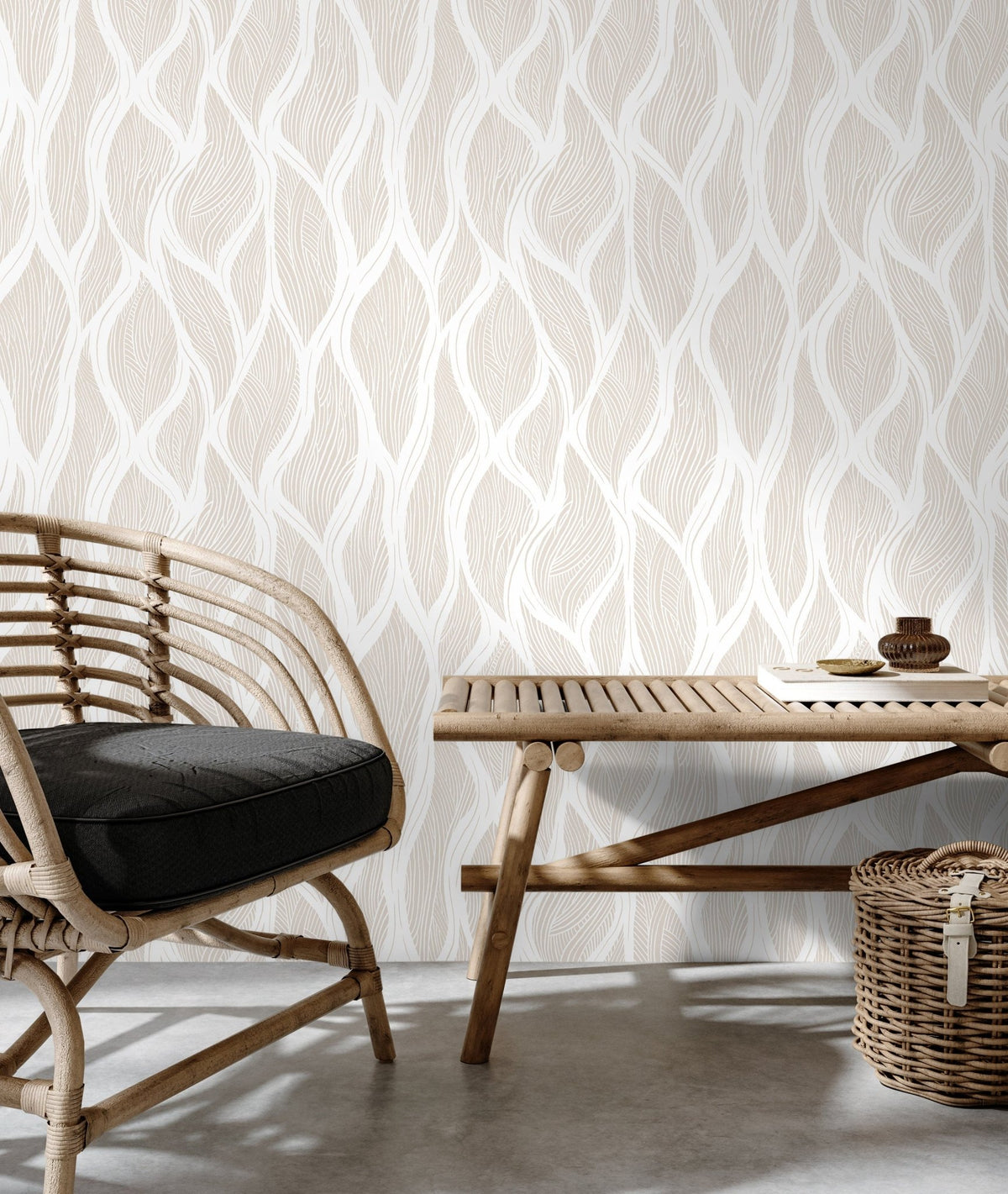 Leafy Elegance Wallpaper - C627 - WallTrend