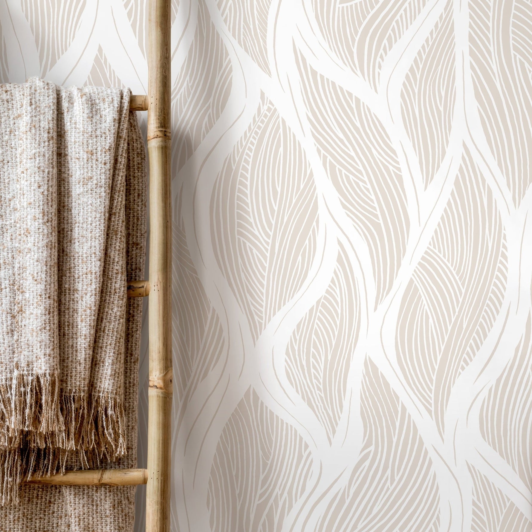 Leafy Elegance Wallpaper - C627 - WallTrend