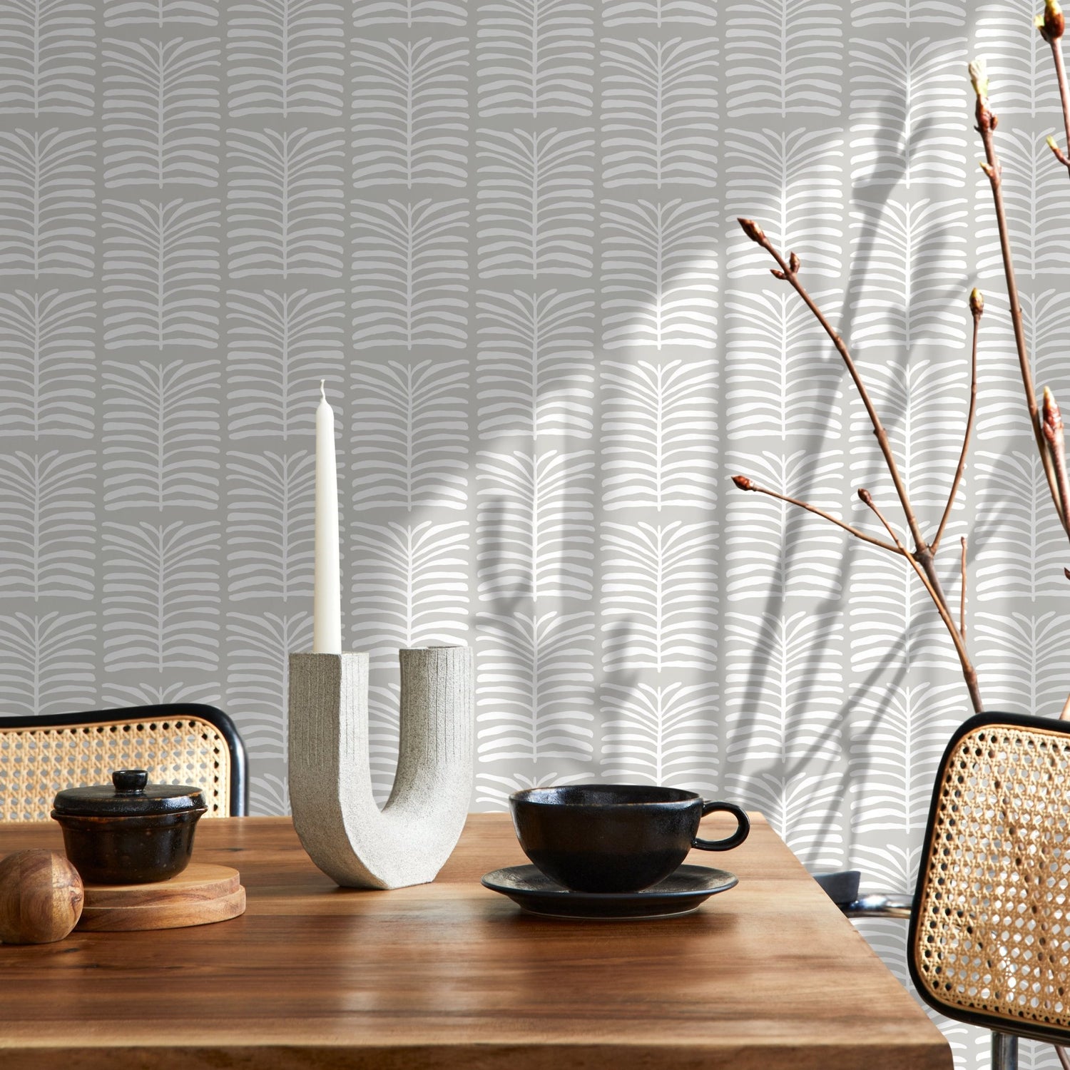 Leafy Haven Wallpaper - C275 - WallTrend
