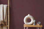 Liver Chestnut Wallpaper / Solid Color / Peel and Stick Wallpaper Removable Wallpaper Home Decor Wall Art Wall Decor Room Decor - D465 - WallTrend