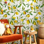 Luscious Lemon Grove Wallpaper - A146 - WallTrend