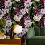 Lush Floral Tapestry Wallpaper - A851 - WallTrend