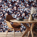 Lush Midnight Florals Wallpaper - A942 - WallTrend