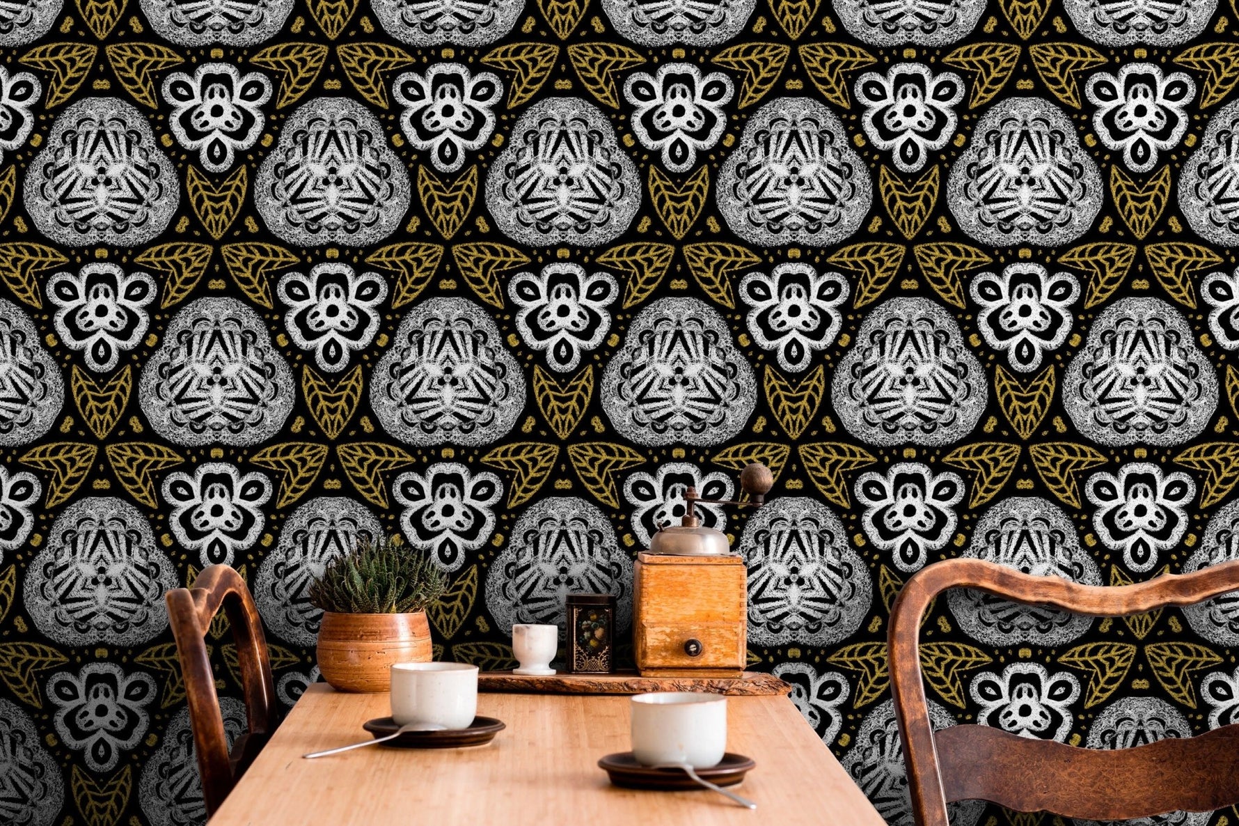 Mandala Fusion Wallpaper - X082 - WallTrend