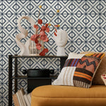 Minimal Wallpaper Removable Wallpaper Peel and Stick Wallpaper Wall Paper Wall Mural - Black and White Minimal Wallpaper - B102 - WallTrend