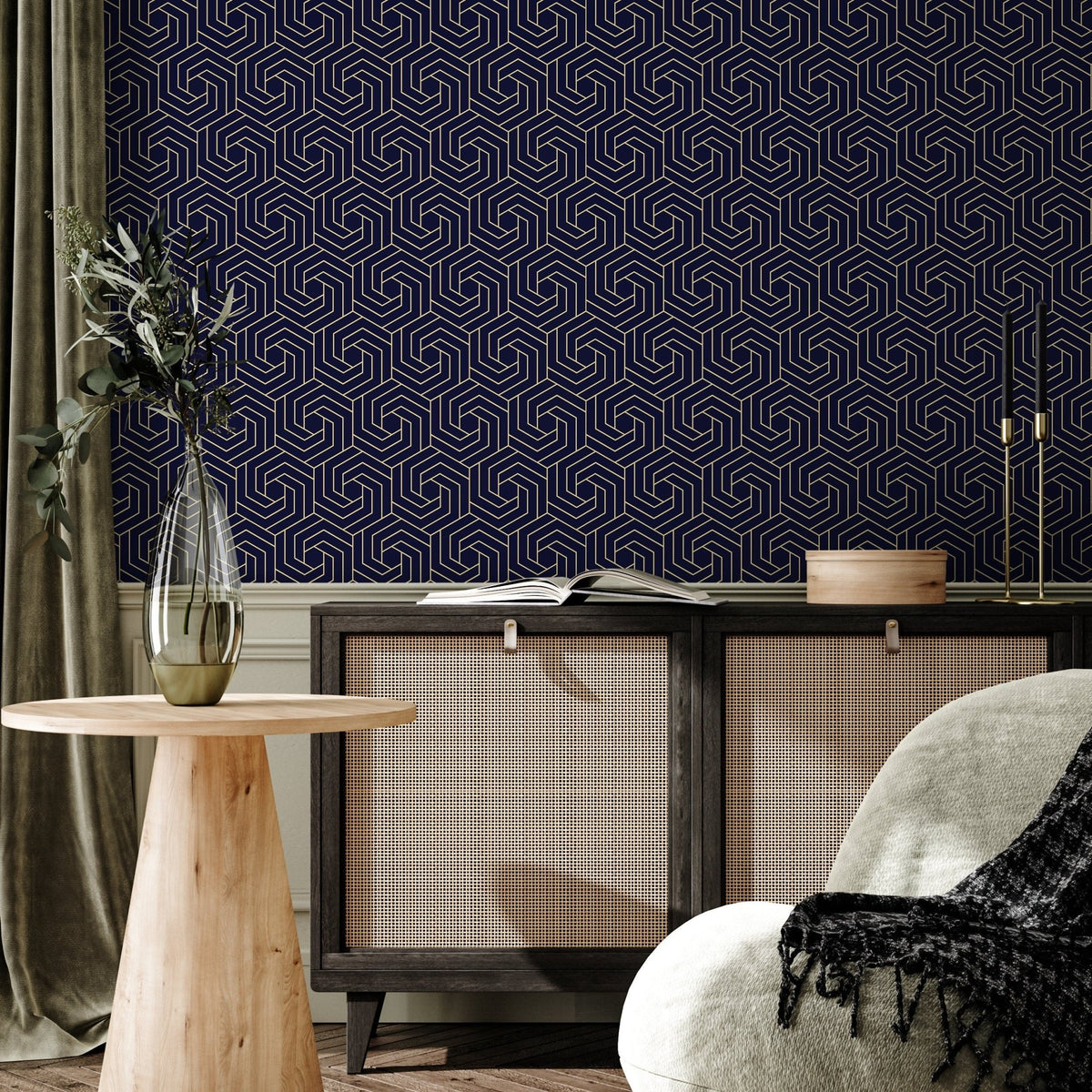Minimal Wallpaper Removable Wallpaper Peel and Stick Wallpaper Wall Paper Wall Mural - Minimal Wallpaper - B255 - WallTrend