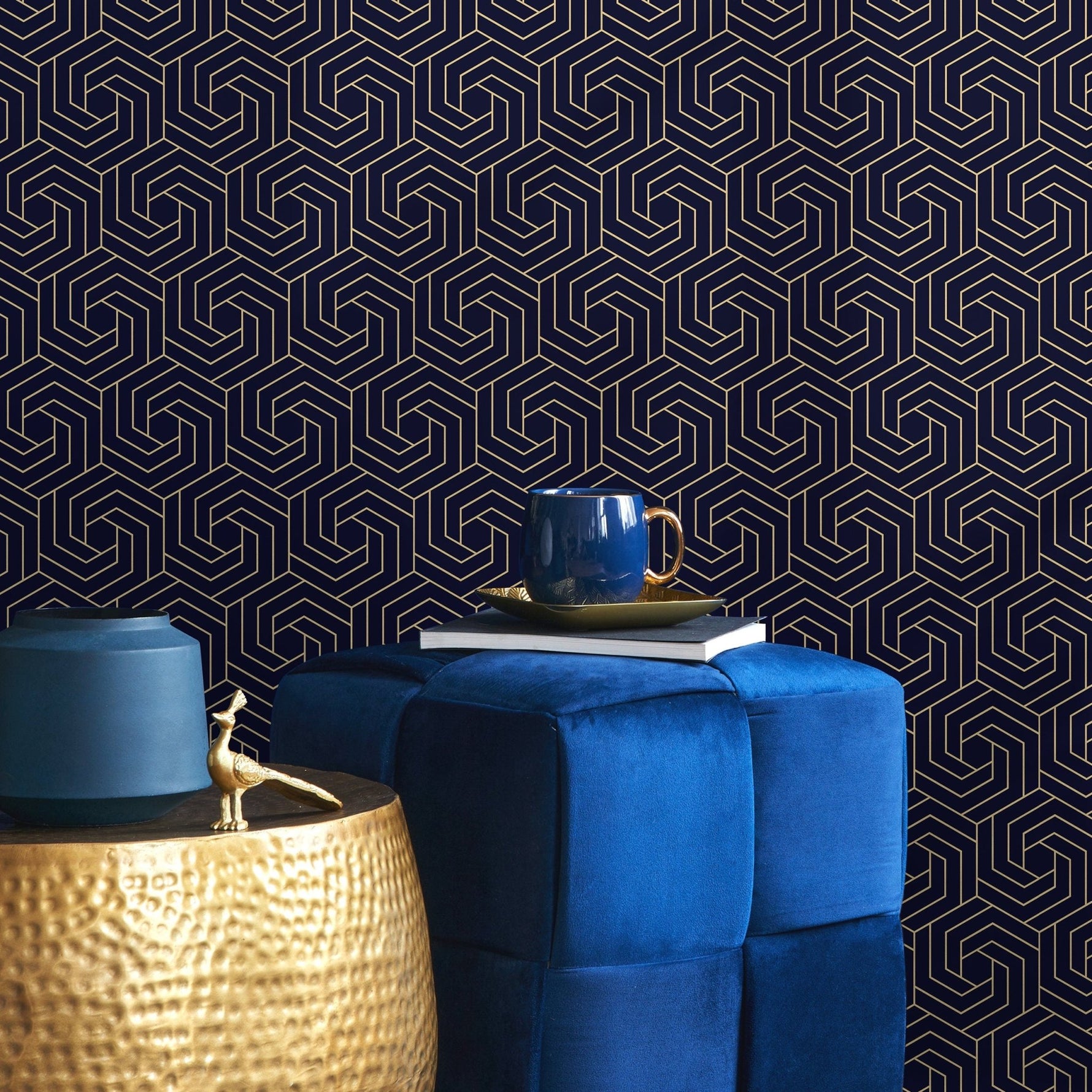 Minimal Wallpaper Removable Wallpaper Peel and Stick Wallpaper Wall Paper Wall Mural - Minimal Wallpaper - B255 - WallTrend