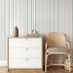 Minimalist Striped Wallpaper Farmhouse wallpaper Peel and Stick and Traditional Wallpaper - D805 - WallTrend