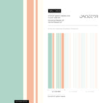 Minimalist Striped Wallpaper Pink and Light Blue Wallpaper Peel and Stick and Traditional Wallpaper - D806 - WallTrend