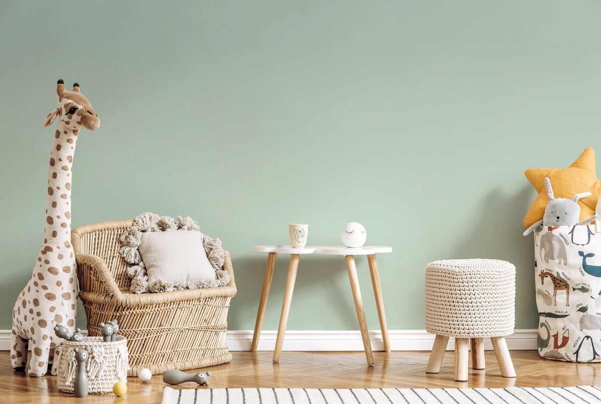 Mint Green Elegance Wallpaper - D467 - WallTrend