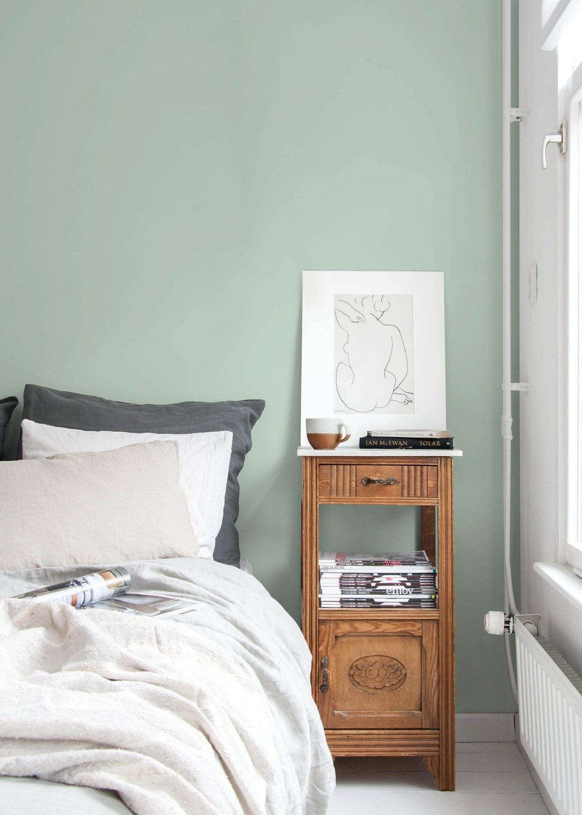 Mint Green Elegance Wallpaper - D467 - WallTrend