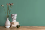 Mint Green Serenity Wallpaper - D468 - WallTrend