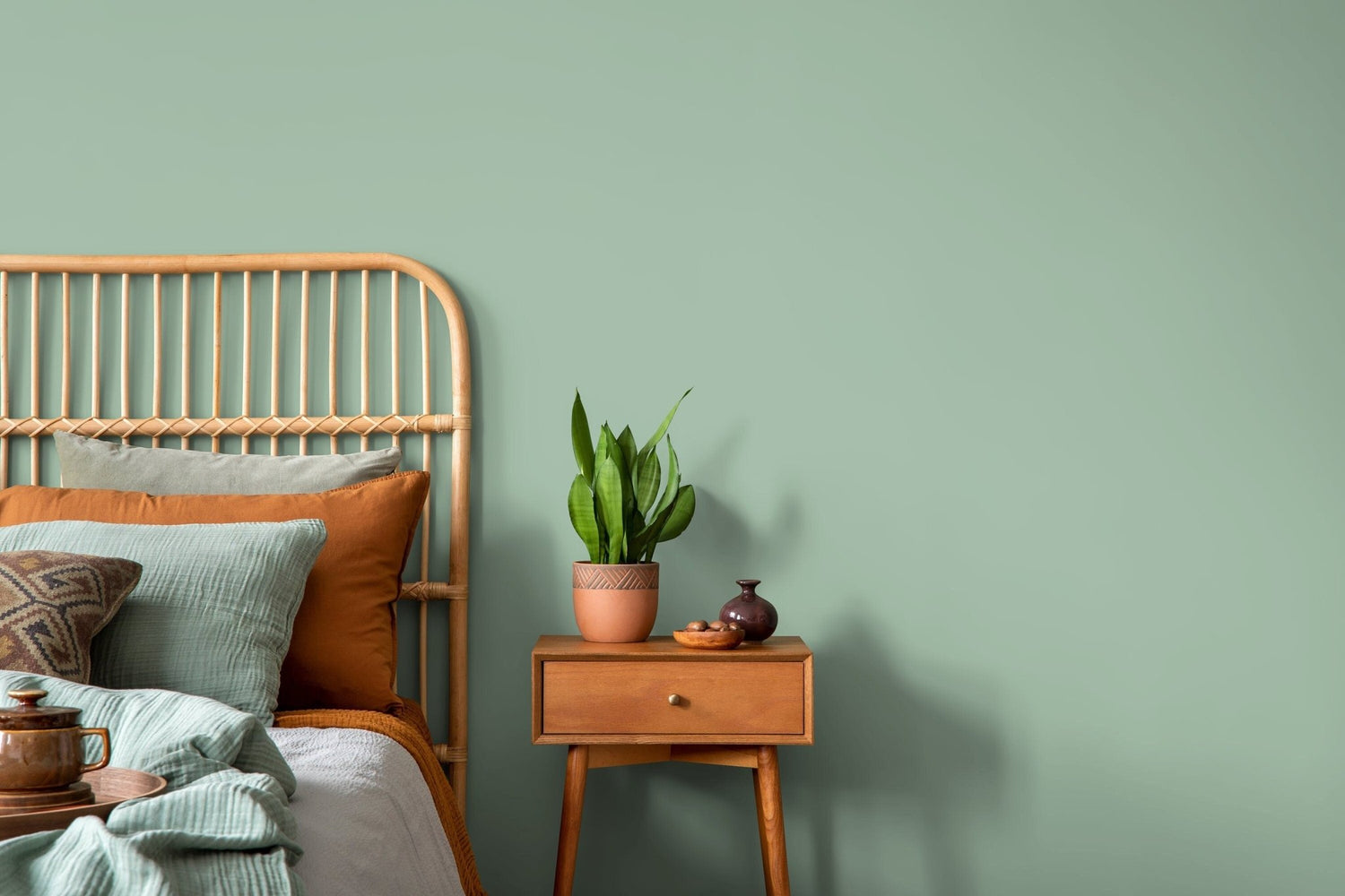 Misty Aqua Geometric Wallpaper - D430 - WallTrend