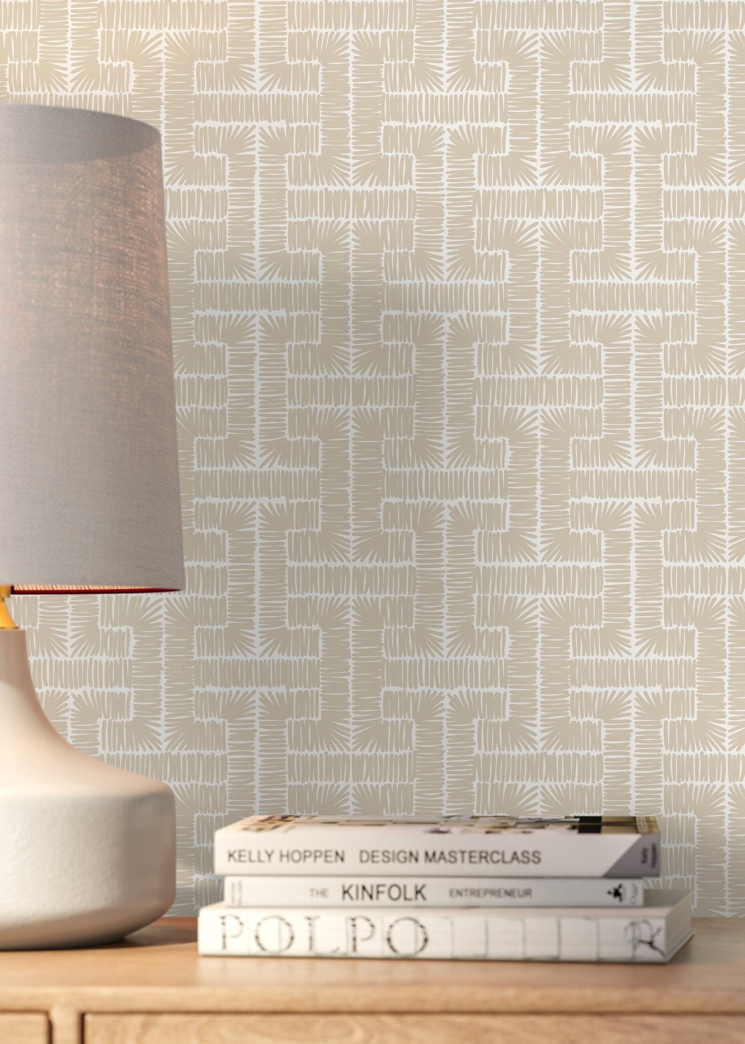 Modern Abstract Lines Wallpaper - D049 - WallTrend