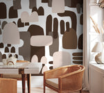 Modern Abstract Shapes Wallpaper - X147 - WallTrend