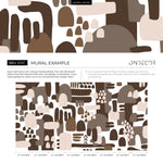 Modern Abstract Shapes Wallpaper - X147 - WallTrend