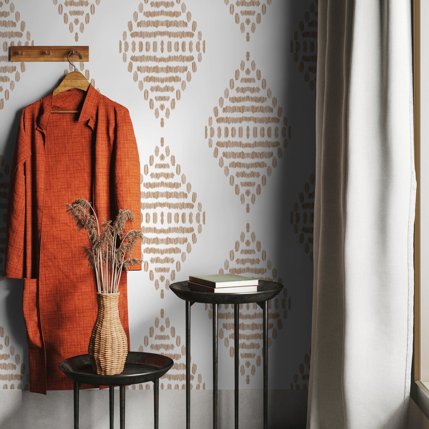 Modern Abstract Spots Wallpaper - C602 - WallTrend