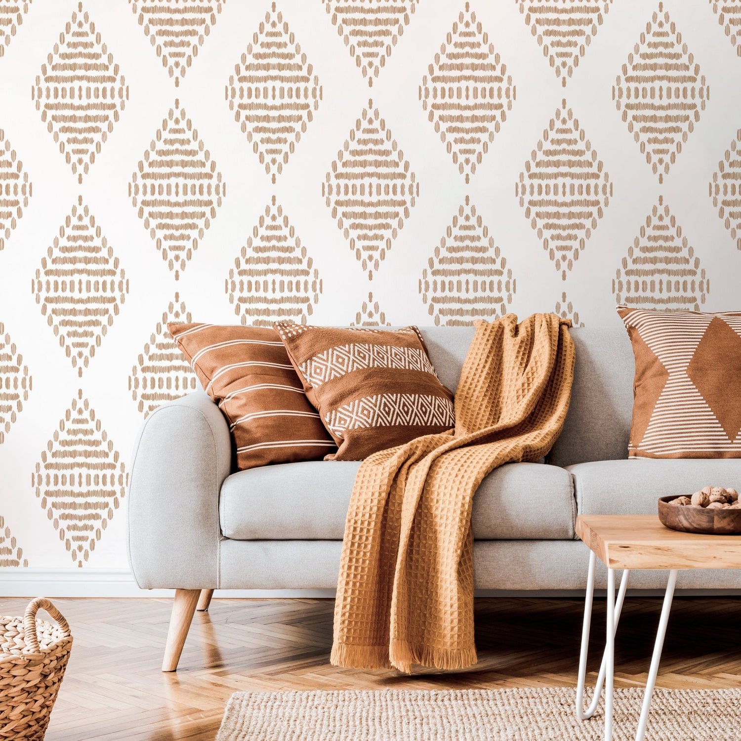 Modern Abstract Spots Wallpaper - C602 - WallTrend