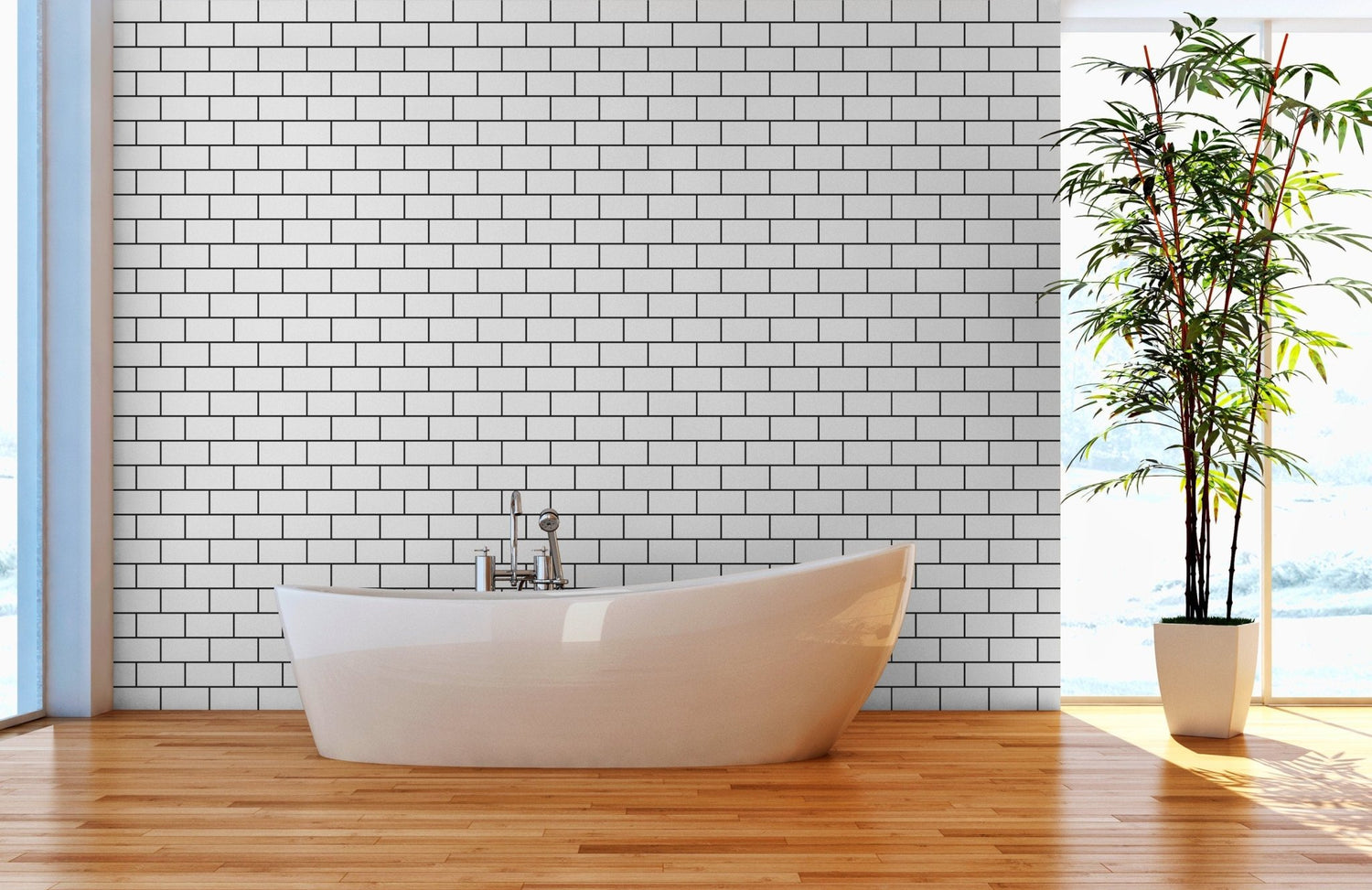 Modern Brickwork Wallpaper - C180 - WallTrend