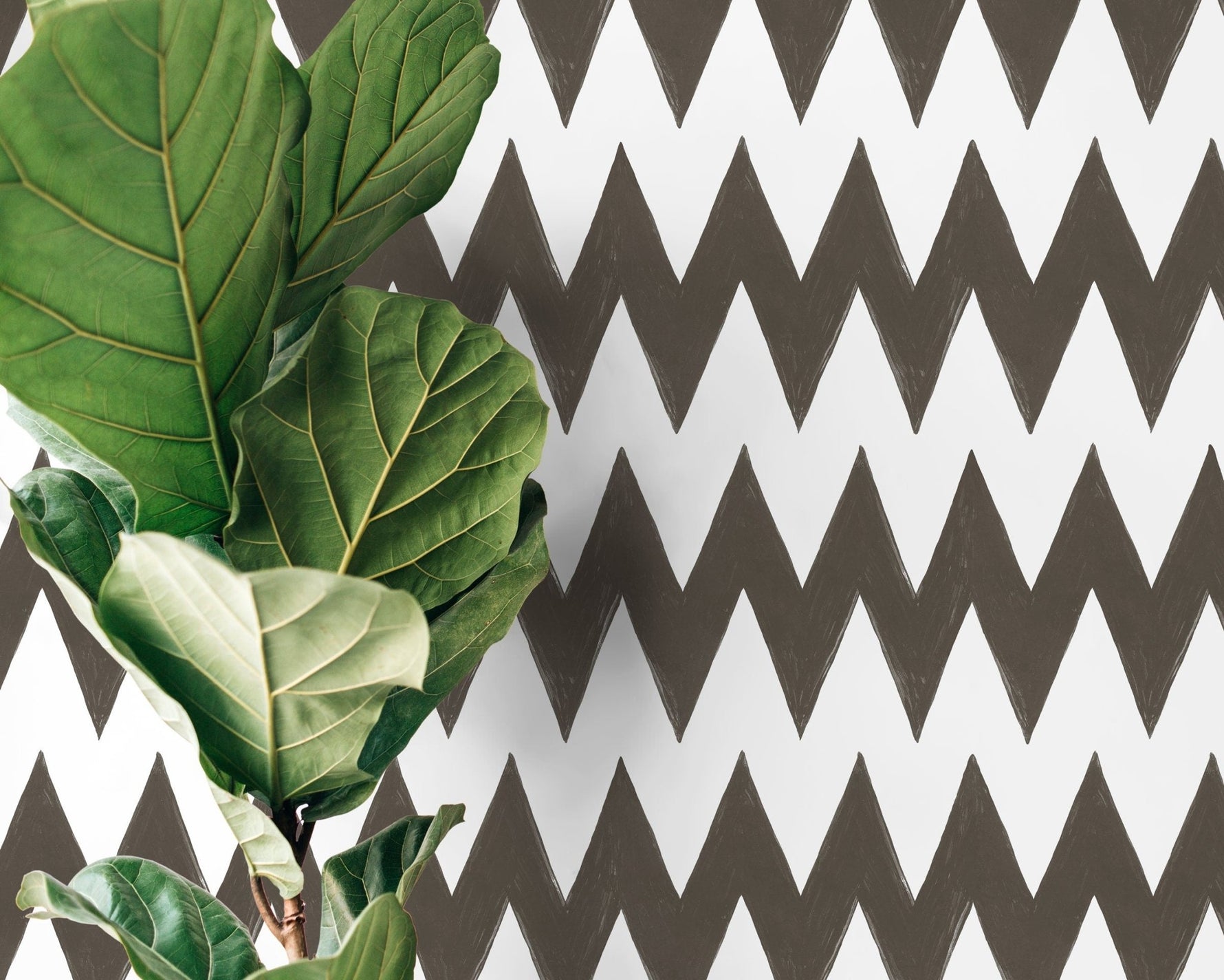 Modern Chevron Zigzag Wallpaper - C951 - WallTrend