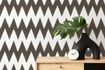 Modern Chevron Zigzag Wallpaper - C951 - WallTrend