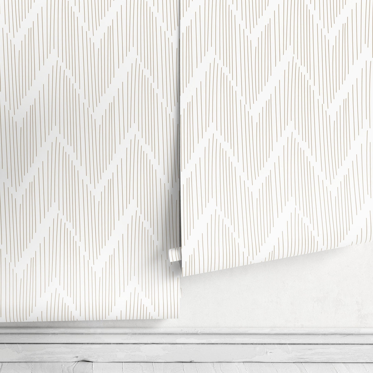 Modern Chevron Zigzag Wallpaper - C999 - WallTrend