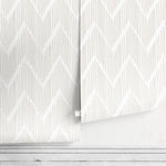Modern Chevron Zigzag Wallpaper - C999 - WallTrend