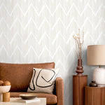 Modern Chevron Zigzag Wallpaper - C999 - WallTrend