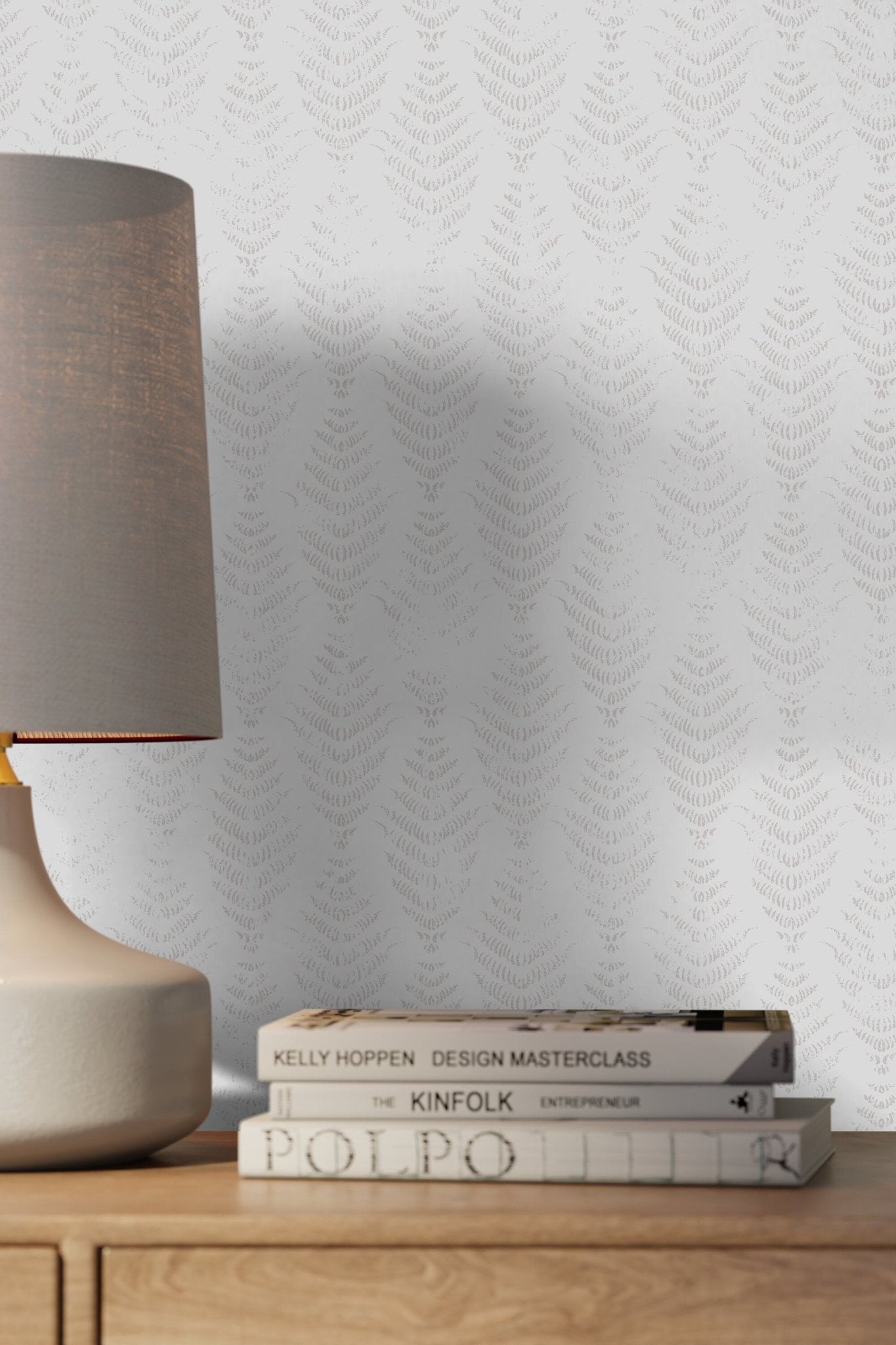 Modern Fern Pattern Wallpaper - C487 - WallTrend