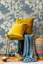 Modern Geometric Florals Wallpaper - C021 - WallTrend