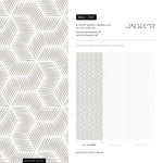 Modern Geometric Lines Wallpaper - C567 - WallTrend