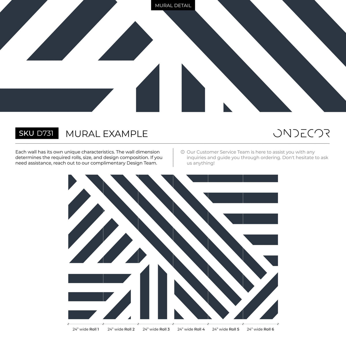 Modern Geometric Maze Wallpaper - D731 - WallTrend