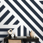 Modern Geometric Maze Wallpaper - D731 - WallTrend