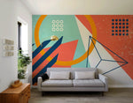 Modern Geometric Shapes Wallpaper - B858 - WallTrend