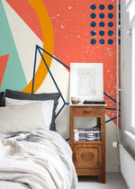 Modern Geometric Shapes Wallpaper - B858 - WallTrend