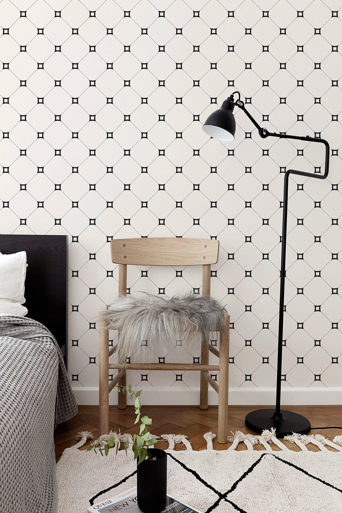 Modern Geometric Wallpaper - B288 - WallTrend