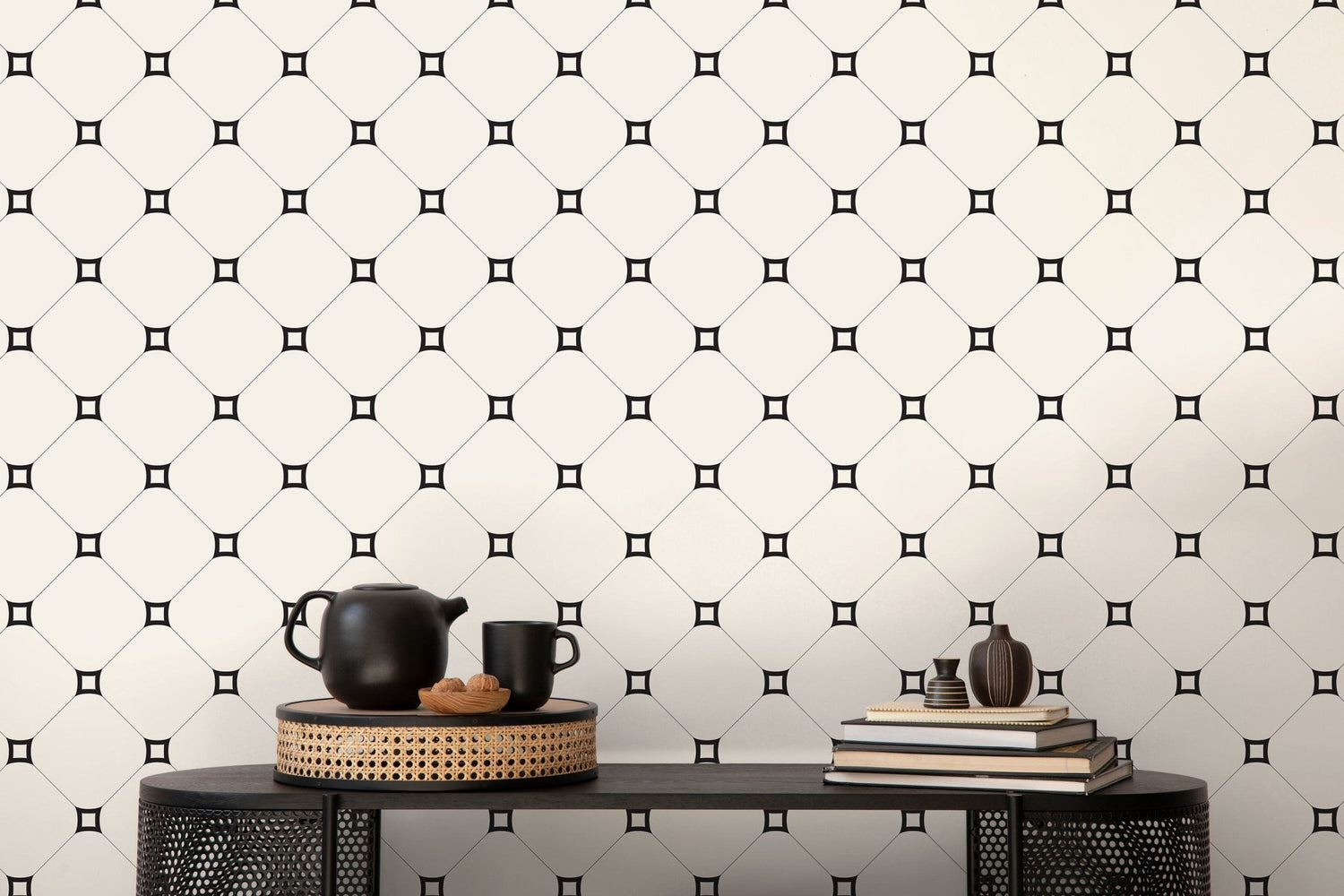 Modern Geometric Wallpaper - B288 - WallTrend