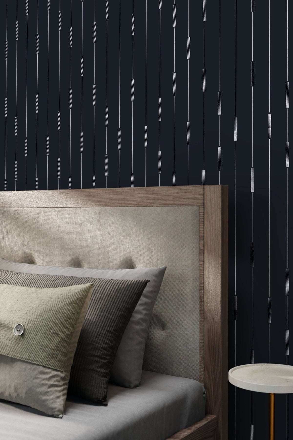 Modern Linear Strokes Wallpaper - C893 - WallTrend