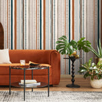 Modern Striped Wallpaper Abstract Wallpaper Peel and Stick and Traditional Wallpaper - D835 - WallTrend