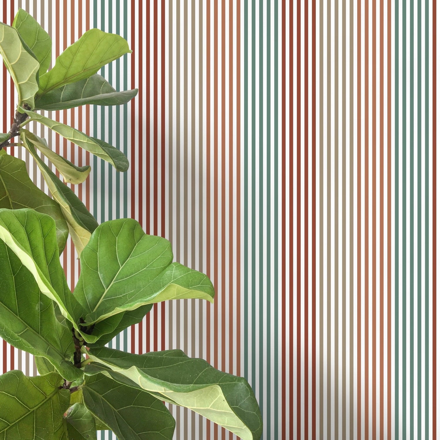 Modern Striped Wallpaper Geometric Wallpaper Peel and Stick and Traditional Wallpaper - D754 - WallTrend