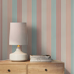 Modern Striped Wallpaper Geometric Wallpaper Peel and Stick and Traditional Wallpaper - D754 - WallTrend