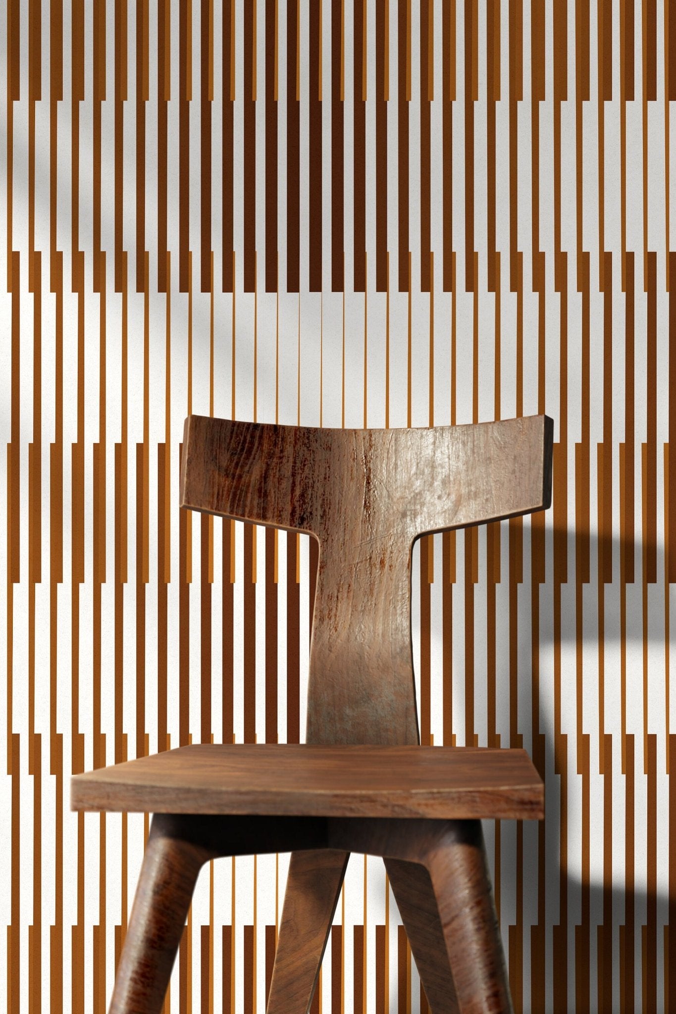 Modern Vertical Stripe Wallpaper - C853 - WallTrend