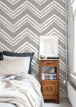 Modern Zigzag Pattern Wallpaper - C986 - WallTrend