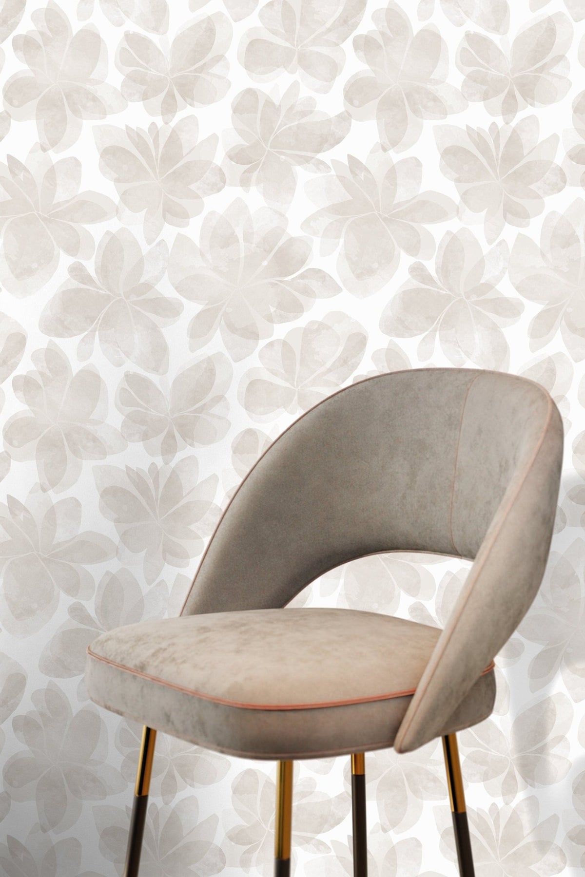 Monochrome Botanicals Wallpaper - C862 - WallTrend