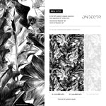 Monochrome Foliage Wallpaper - B718 - WallTrend