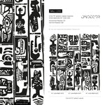 Monochrome Tribal Art Wallpaper - C099 - WallTrend