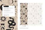 Mystical Celestial Bodies Wallpaper - D343 - WallTrend